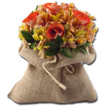 Flowers in a bag